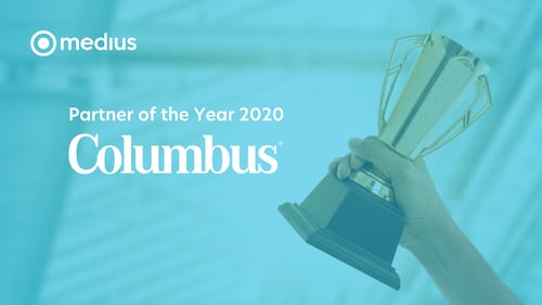 Columbus awarded Medius Partner of the Year thanks to strong sales and customer satisfaction